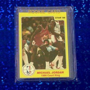 Star 86 Michael Jordan Court King Card Novelty Card